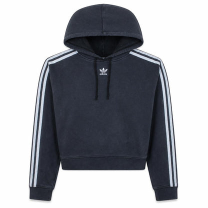 Womens UK Size 10 adidas Black Pullover Hoodie