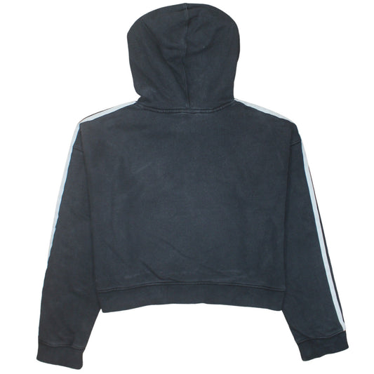 Womens UK Size 10 adidas Black Pullover Hoodie