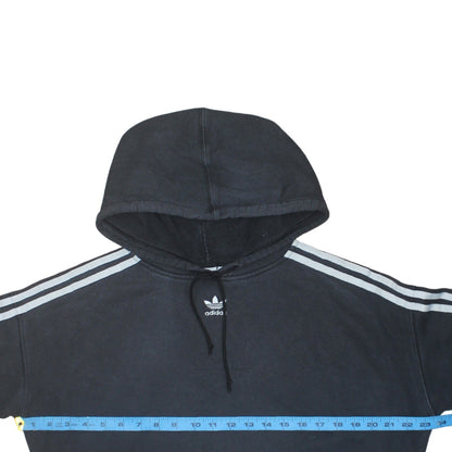Womens UK Size 10 adidas Black Pullover Hoodie