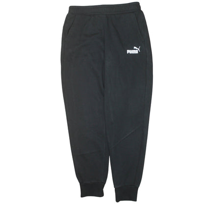 Puma Men's Black Jogger Sweatpants Size M Tapered Fit Activewear