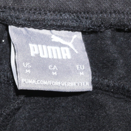 Puma Men's Black Jogger Sweatpants Size M Tapered Fit Activewear