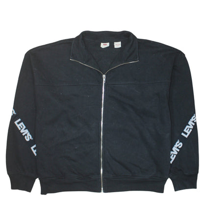Mens UK Size S Levi's Black Full Zip Sweatshirt