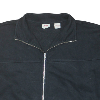 Mens UK Size S Levi's Black Full Zip Sweatshirt