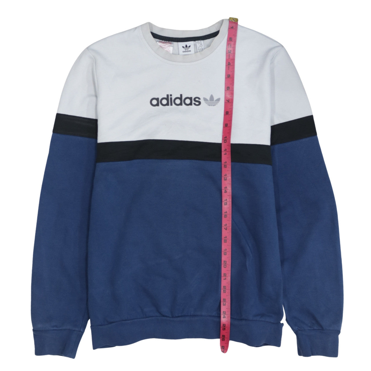 Boys UK Size 15-16 Years adidas Blue Pullover Sweatshirt