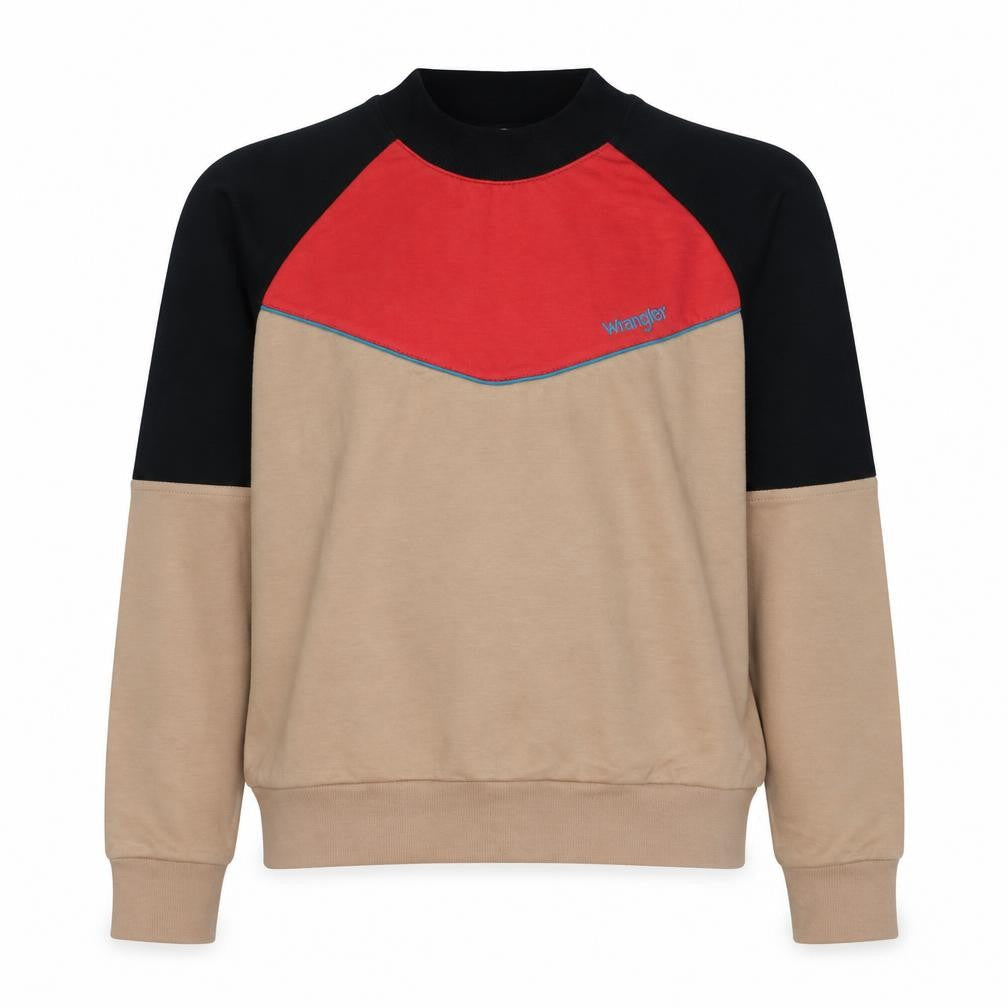 Mens UK Size S Wrangler Multicoloured Pullover Sweatshirt