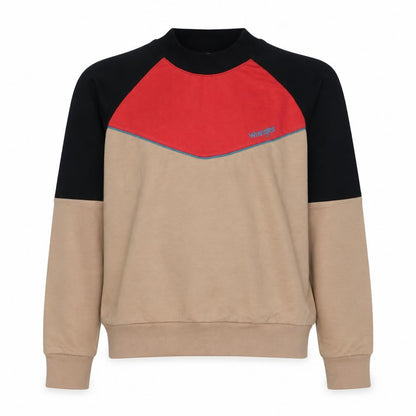 Mens UK Size S Wrangler Multicoloured Pullover Sweatshirt