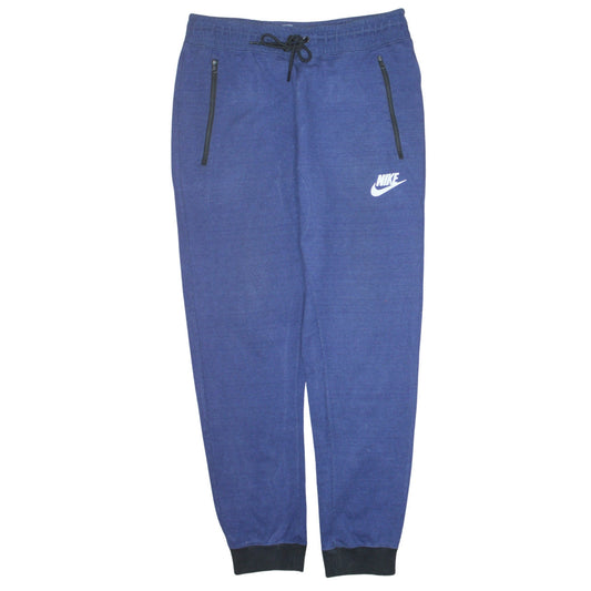 Mens UK Size M Nike Regular Fit Jogger Blue Trousers