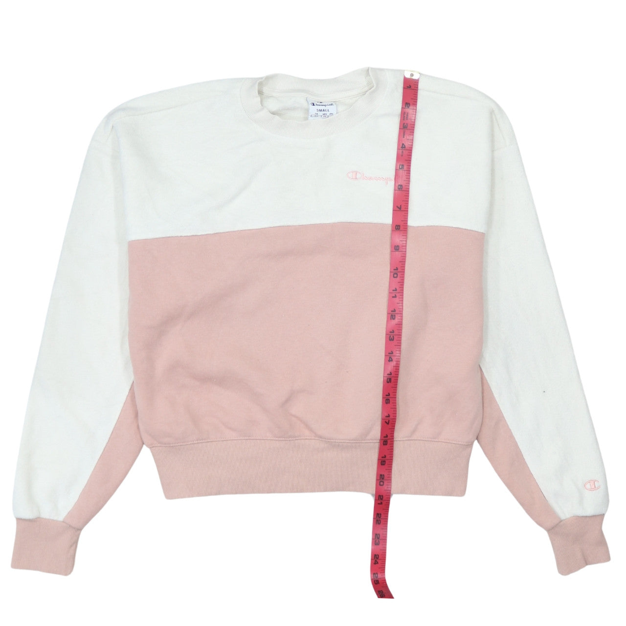 Womens UK Size S Champion Pink Pullover Sweatshirt