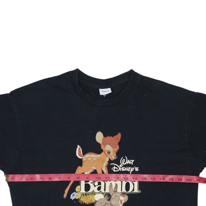 Womens UK Size 14 Disney Black Pullover Sweatshirt