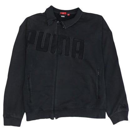 Mens UK Size XL PUMA Black Full Zip Sweatshirt