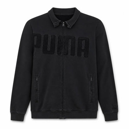 Mens UK Size XL PUMA Black Full Zip Sweatshirt