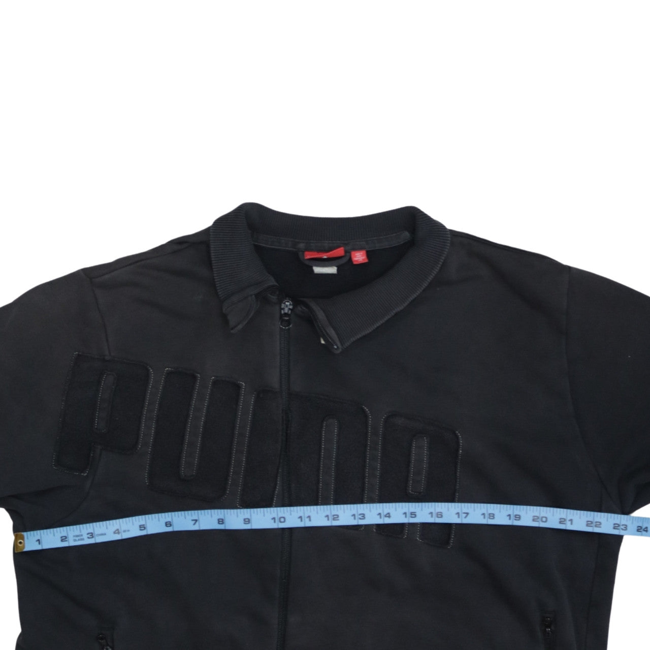Mens UK Size XL PUMA Black Full Zip Sweatshirt