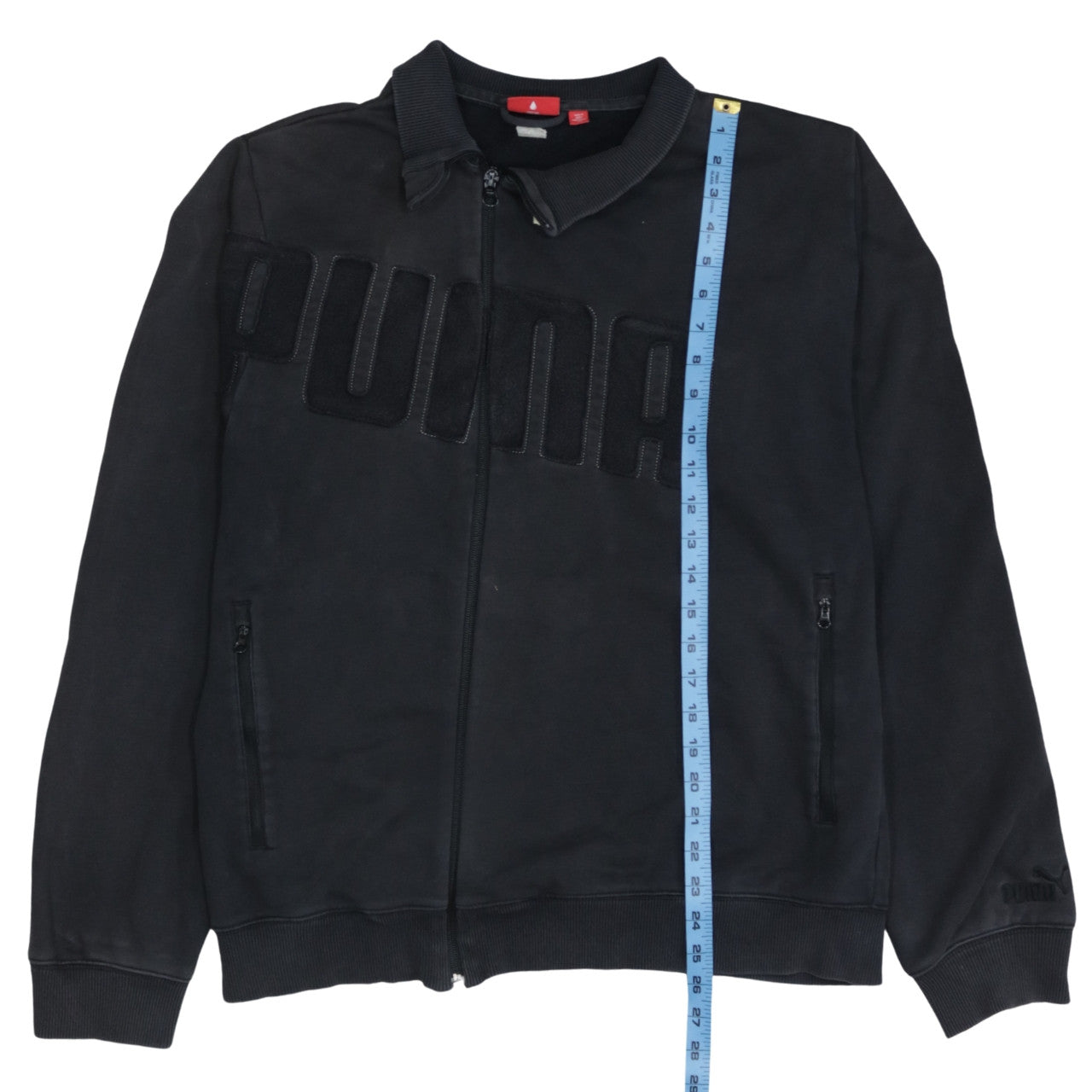 Mens UK Size XL PUMA Black Full Zip Sweatshirt
