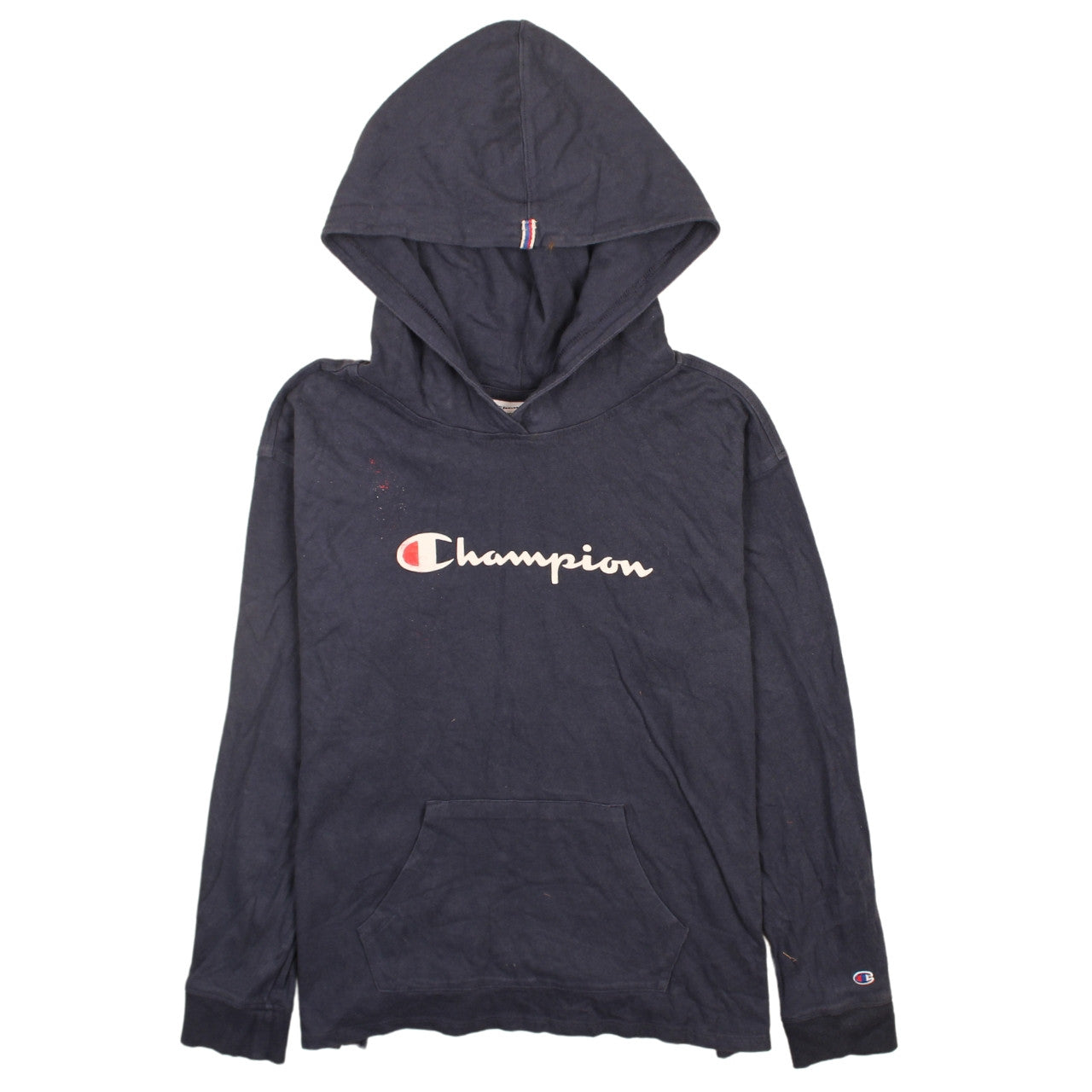 Mens UK Size M Champion Blue Pullover Hoodie