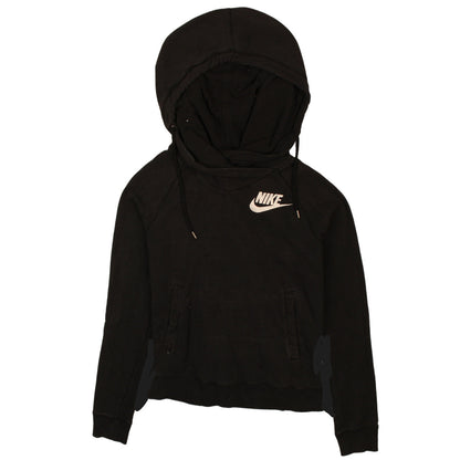 Womens UK Size L Nike Black Pullover Hoodie