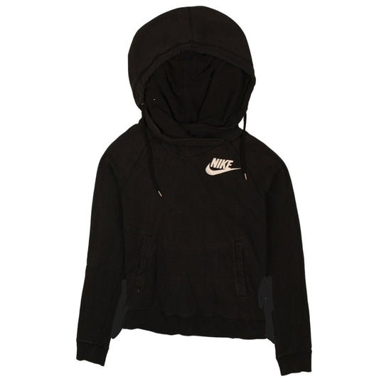Womens UK Size L Nike Black Pullover Hoodie