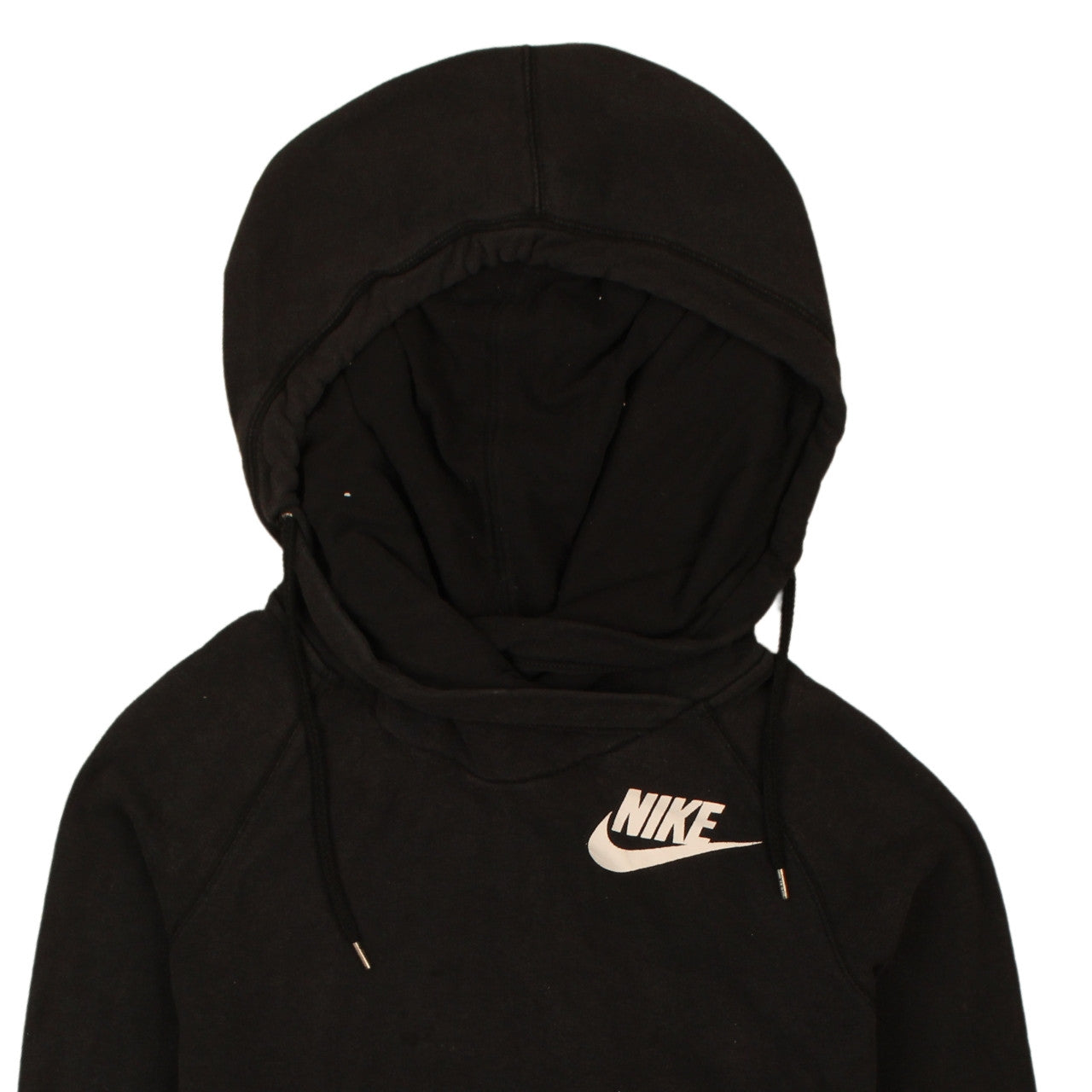 Womens UK Size L Nike Black Pullover Hoodie