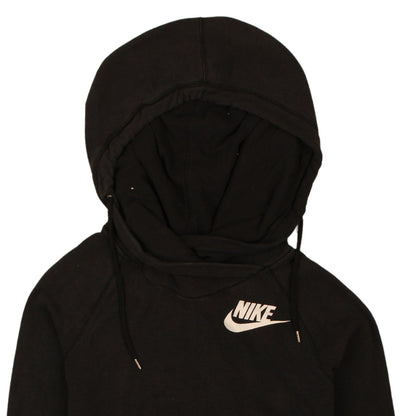 Womens UK Size L Nike Black Pullover Hoodie
