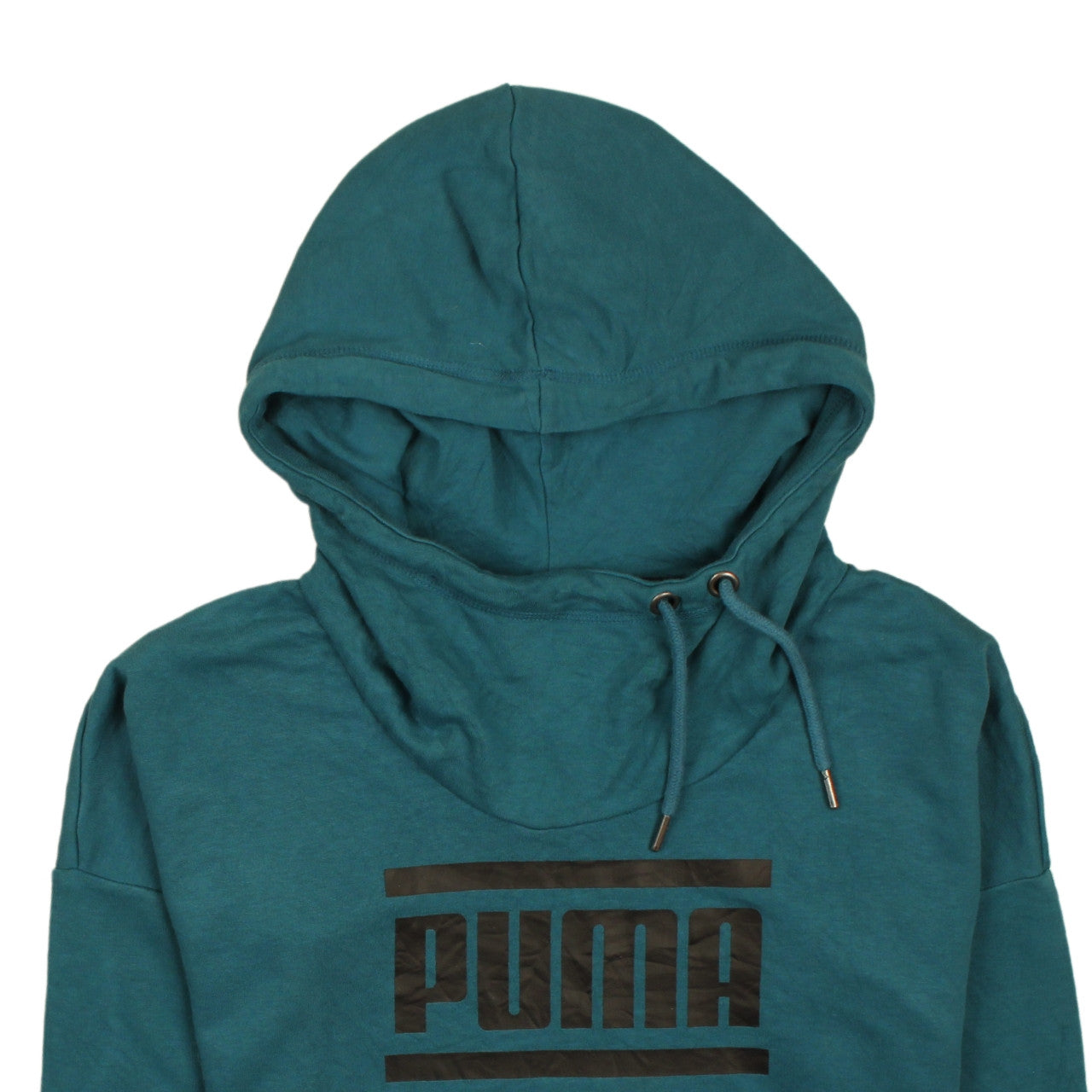 Womens UK Size 10 PUMA Green Pullover Hoodie