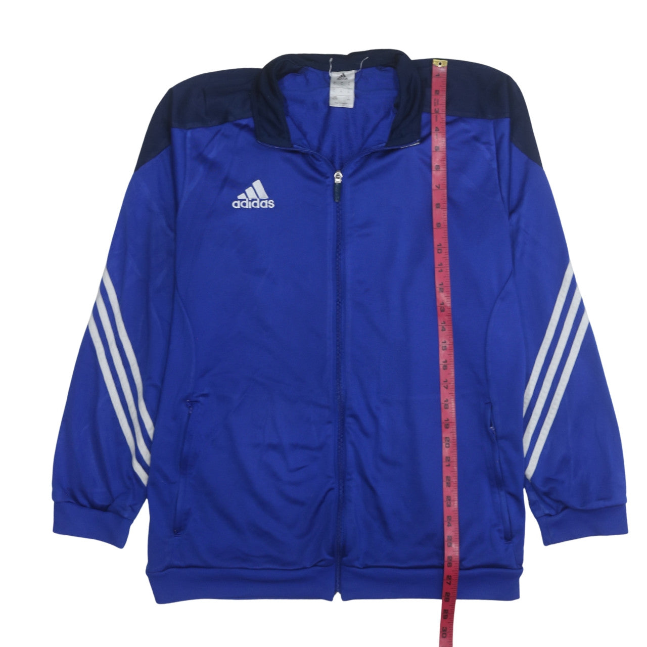 Mens UK Size XL adidas Blue Full Zip Sweatshirt
