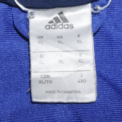 Mens UK Size XL adidas Blue Full Zip Sweatshirt