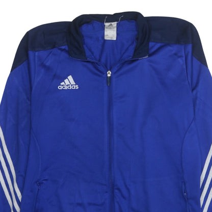 Mens UK Size XL adidas Blue Full Zip Sweatshirt