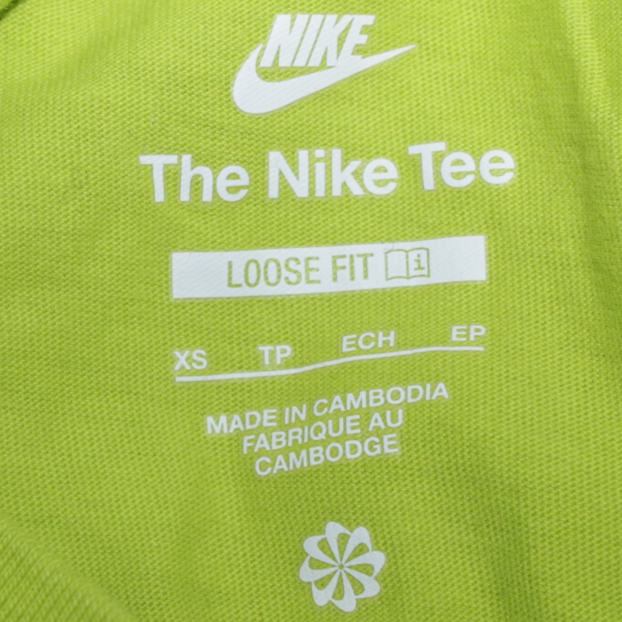 Mens UK Size XS Nike Green  T-Shirt