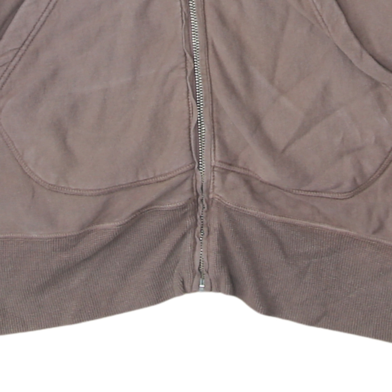 Mens UK Size L Diesel Brown Full Zip Hoodie