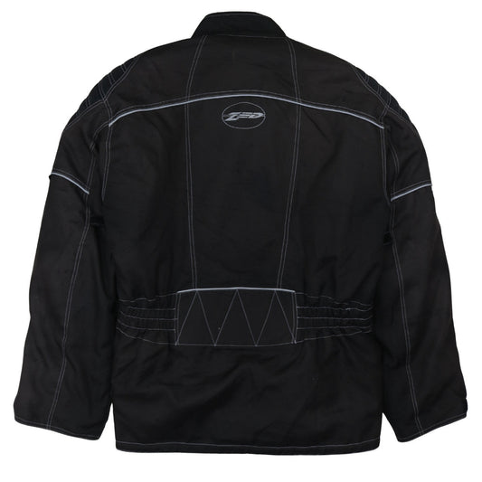Mens UK Size 3XL Zee Black Motorcycle Jacket