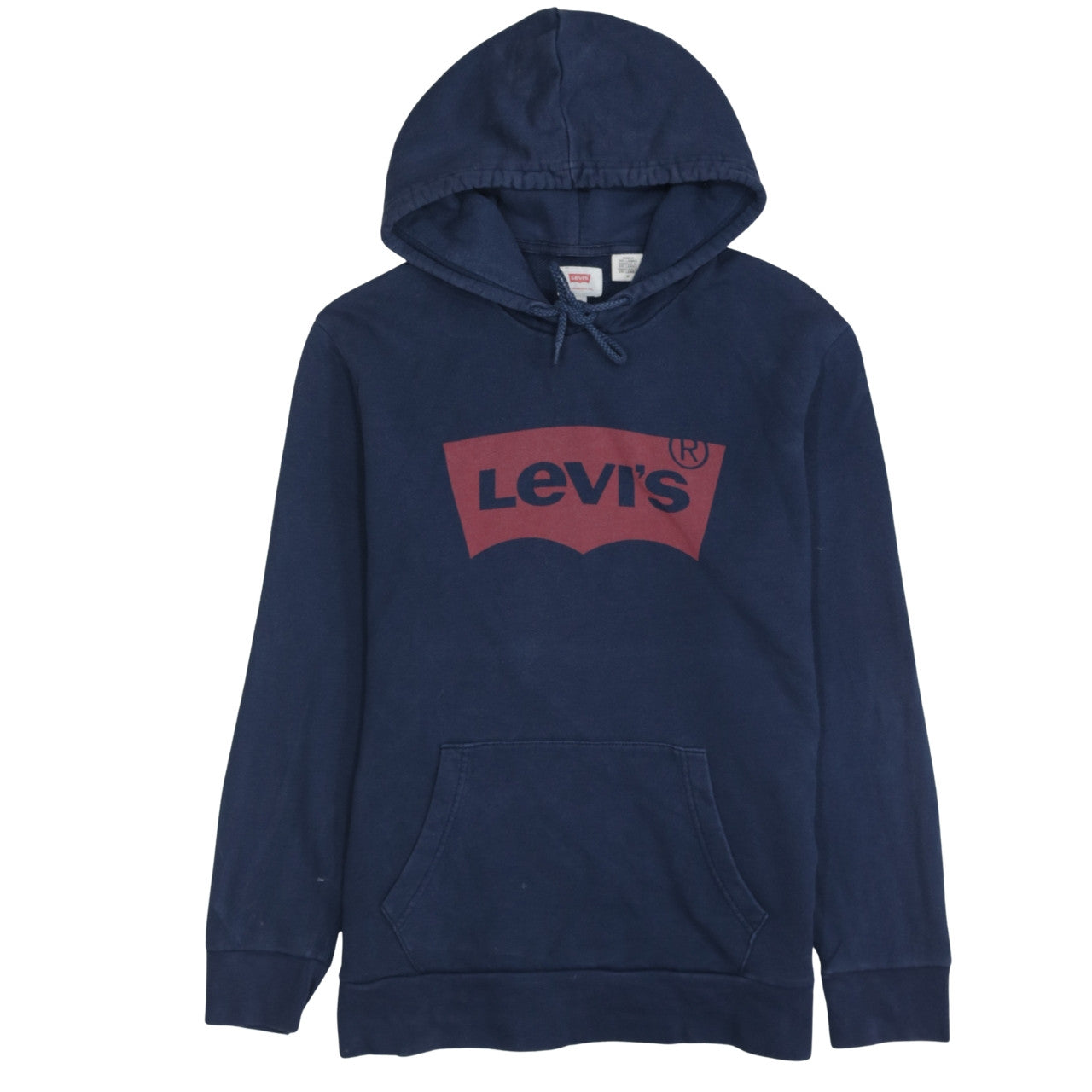 Mens UK Size M Levi's Blue Pullover Hoodie