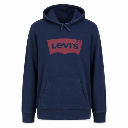 Mens UK Size M Levi's Blue Pullover Hoodie