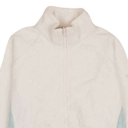 Columbia Women's White Fleece Full Zip Jacket Size L Outdoor Coat