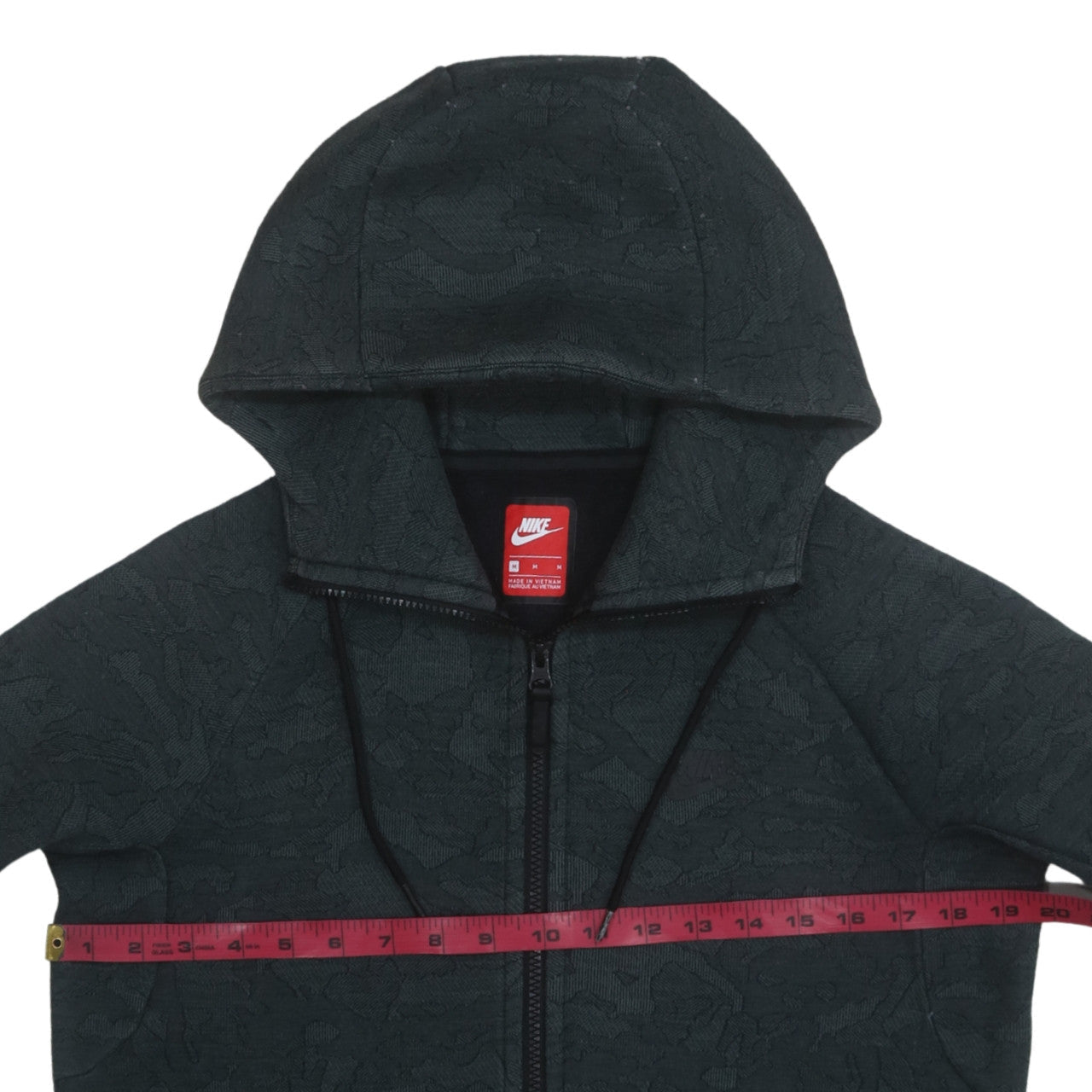 Mens UK Size M Nike Black Full Zip Hoodie