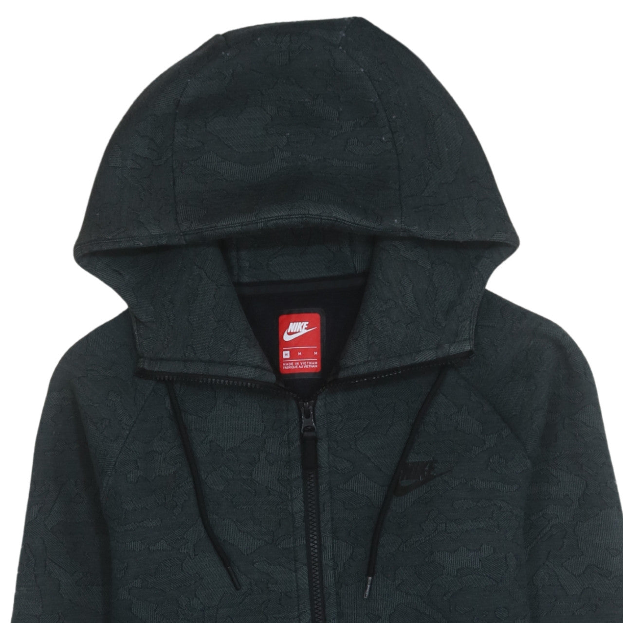 Mens UK Size M Nike Black Full Zip Hoodie