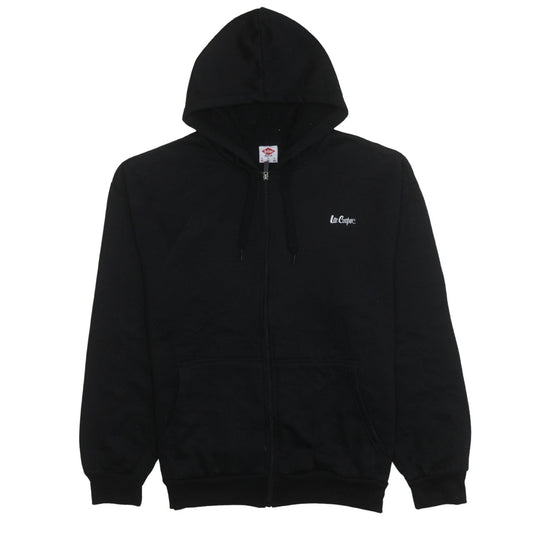 Mens UK Size XL Lee Cooper Black Full Zip Hoodie