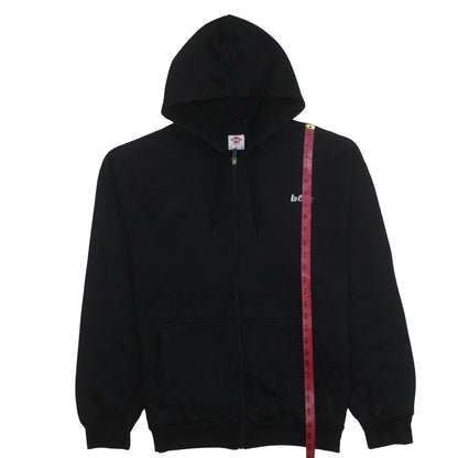 Mens UK Size XL Lee Cooper Black Full Zip Hoodie
