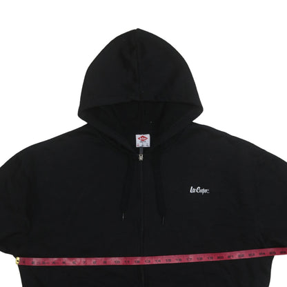 Mens UK Size XL Lee Cooper Black Full Zip Hoodie