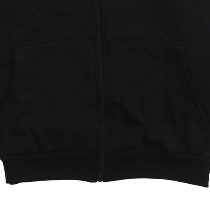 Mens UK Size XL Lee Cooper Black Full Zip Hoodie
