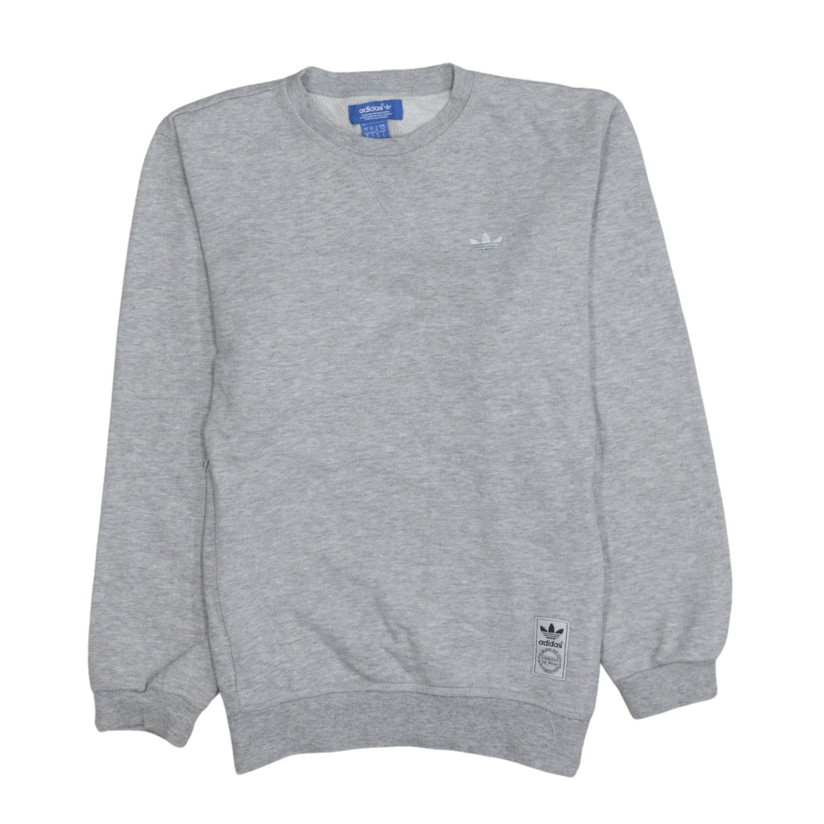 Mens UK Size S adidas Grey Pullover Sweatshirt