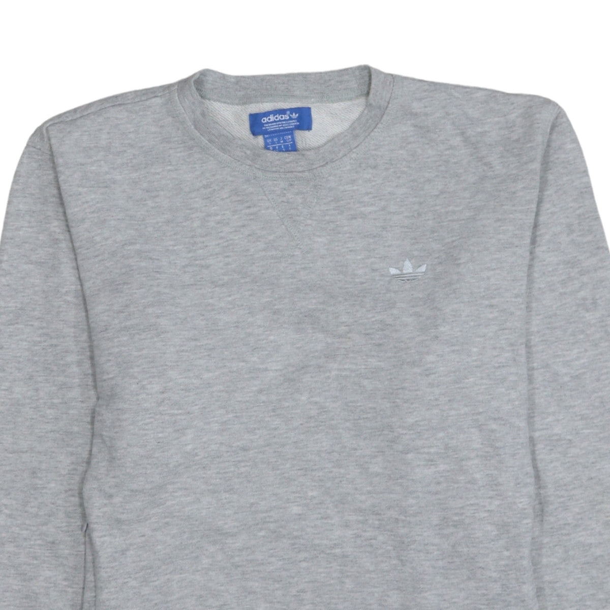 Mens UK Size S adidas Grey Pullover Sweatshirt