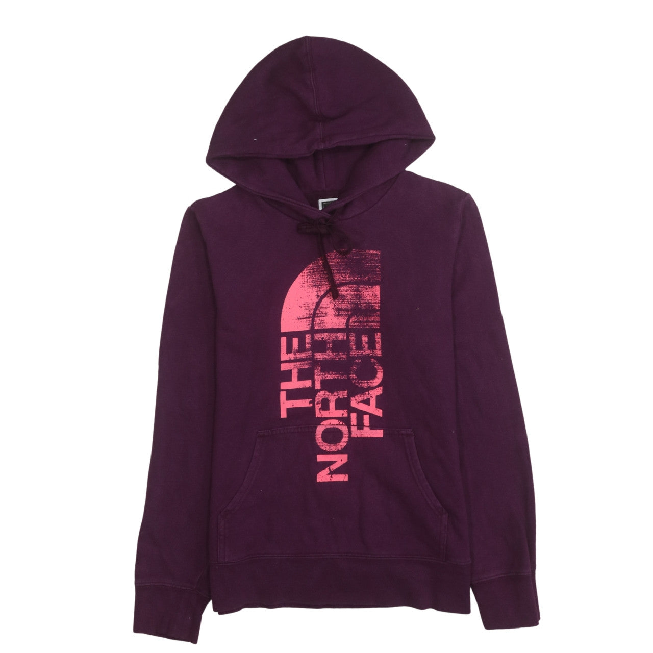 Womens UK Size S The North Face Purple Pullover Hoodie