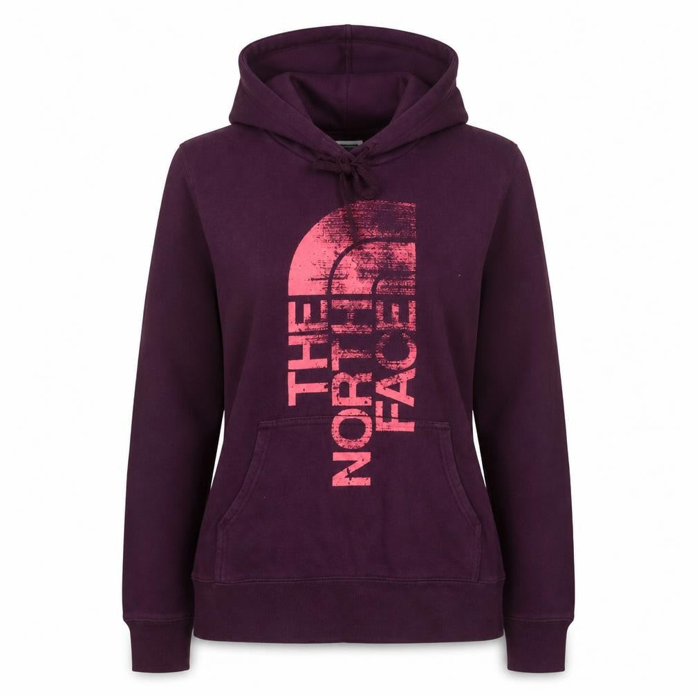 Womens UK Size S The North Face Purple Pullover Hoodie