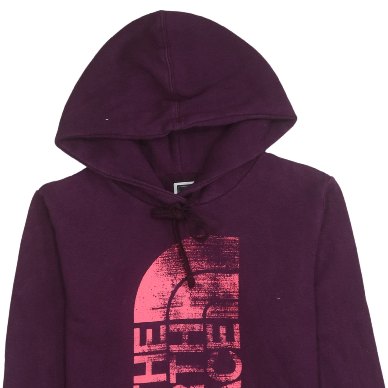 Womens UK Size S The North Face Purple Pullover Hoodie
