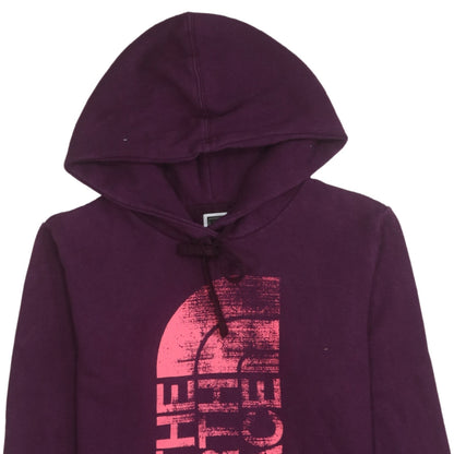 Womens UK Size S The North Face Purple Pullover Hoodie