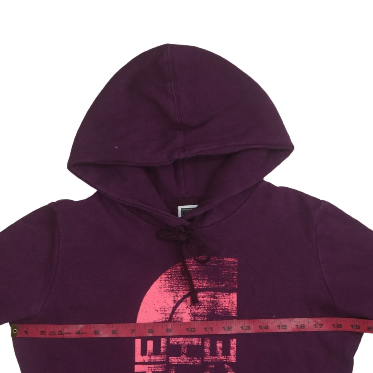 Womens UK Size S The North Face Purple Pullover Hoodie