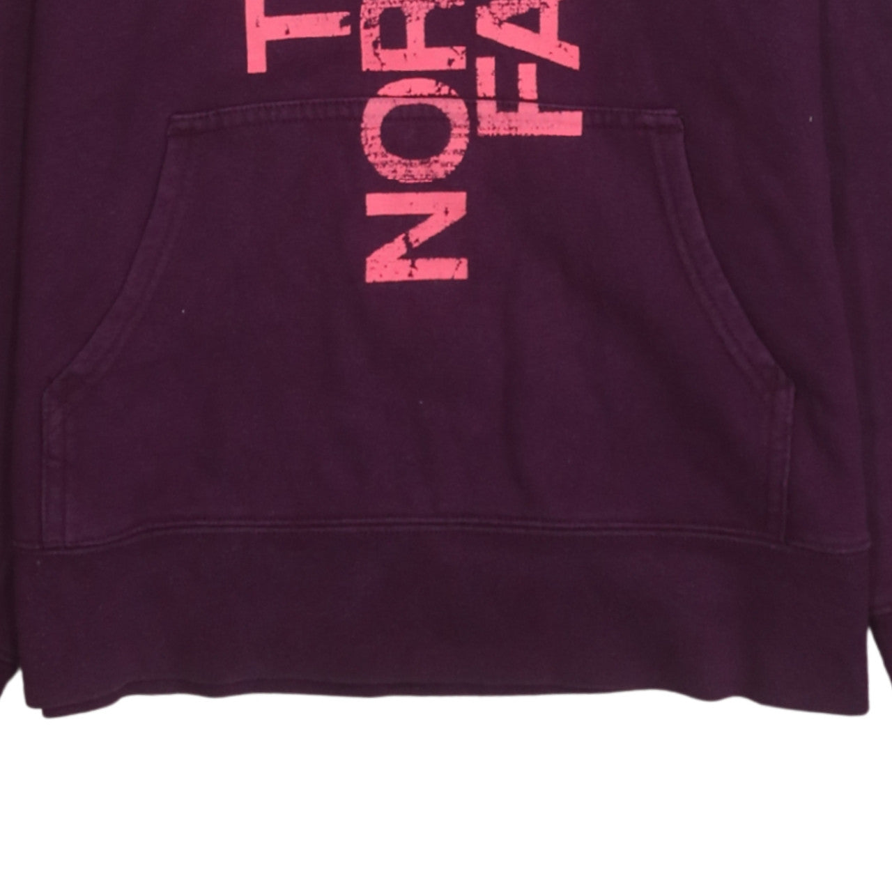 Womens UK Size S The North Face Purple Pullover Hoodie