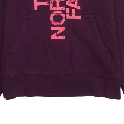 Womens UK Size S The North Face Purple Pullover Hoodie