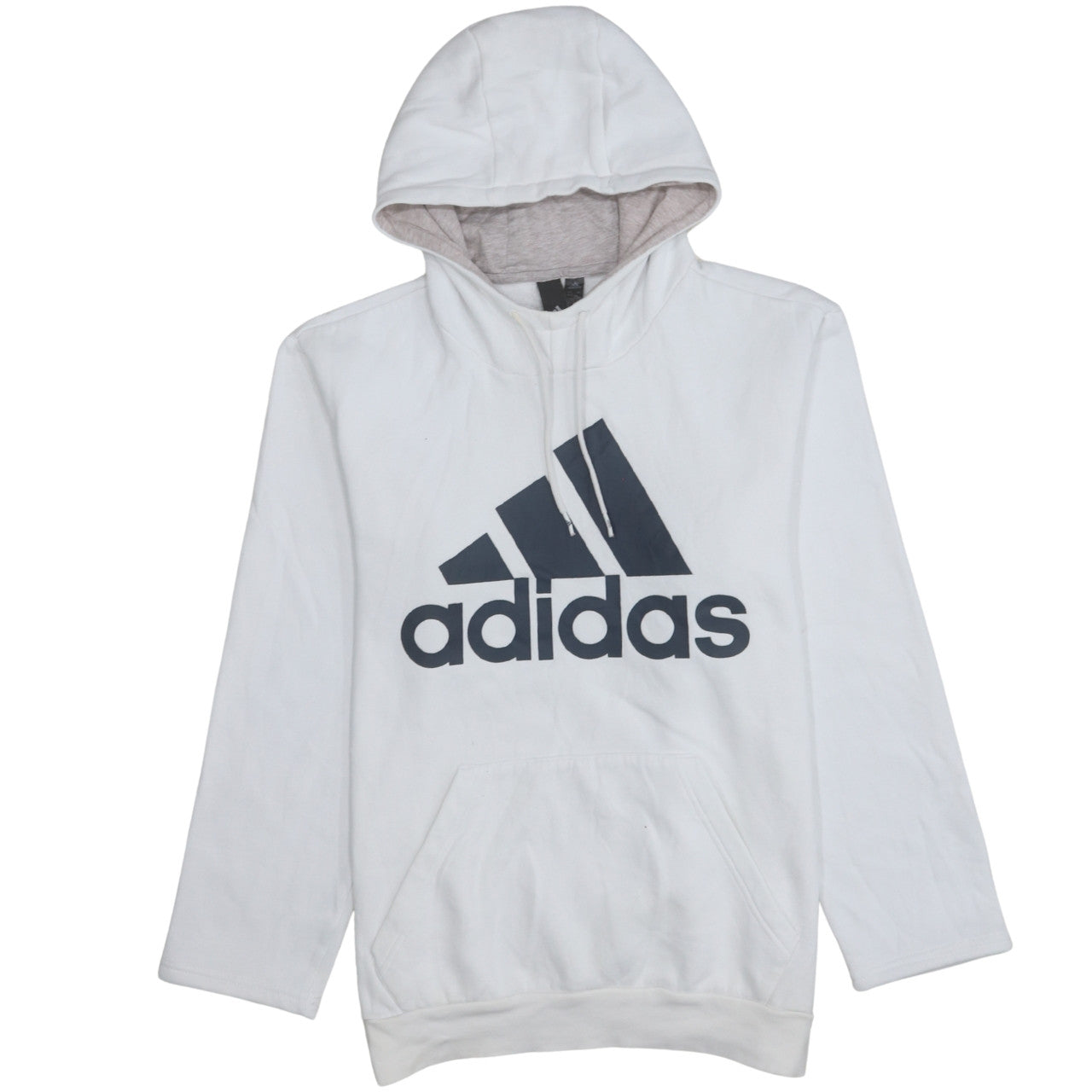 Womens UK Size M adidas White Pullover Hoodie