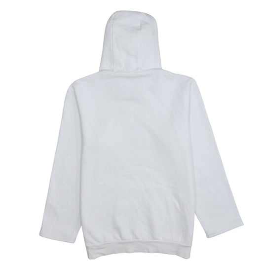 Womens UK Size M adidas White Pullover Hoodie