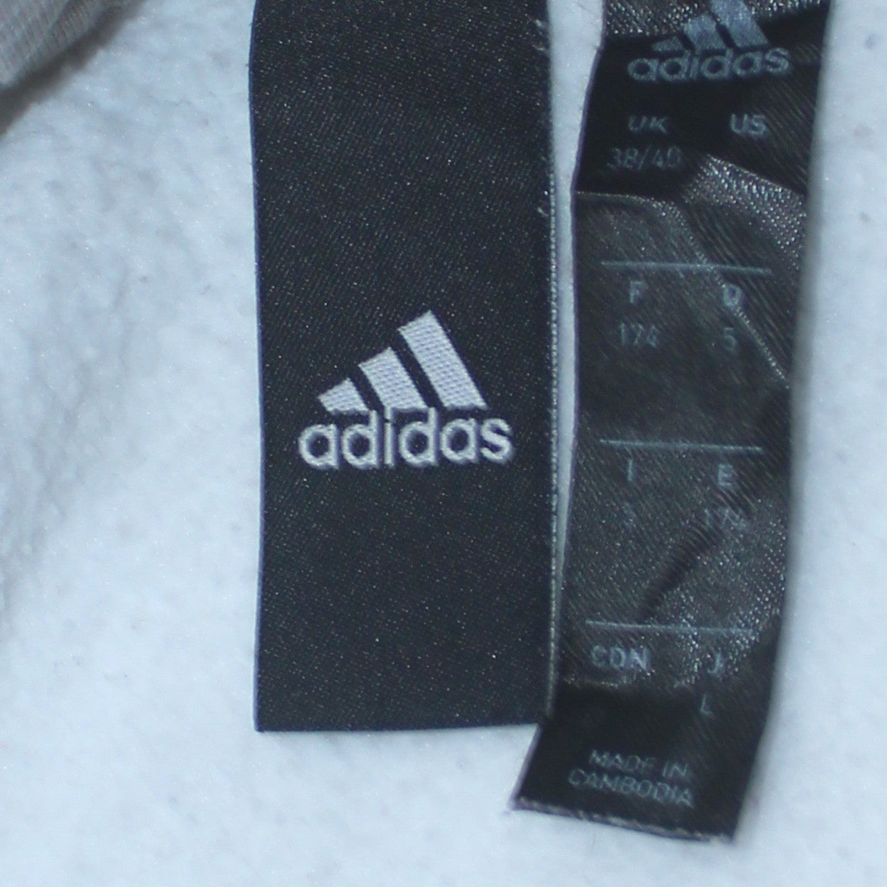 Womens UK Size M adidas White Pullover Hoodie